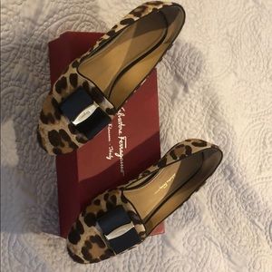 Salvatore Ferragamo Leopard Women’s Flats